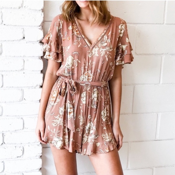 Spell & the Gypsy Collective Rosa Romper - Picture 1 of 9